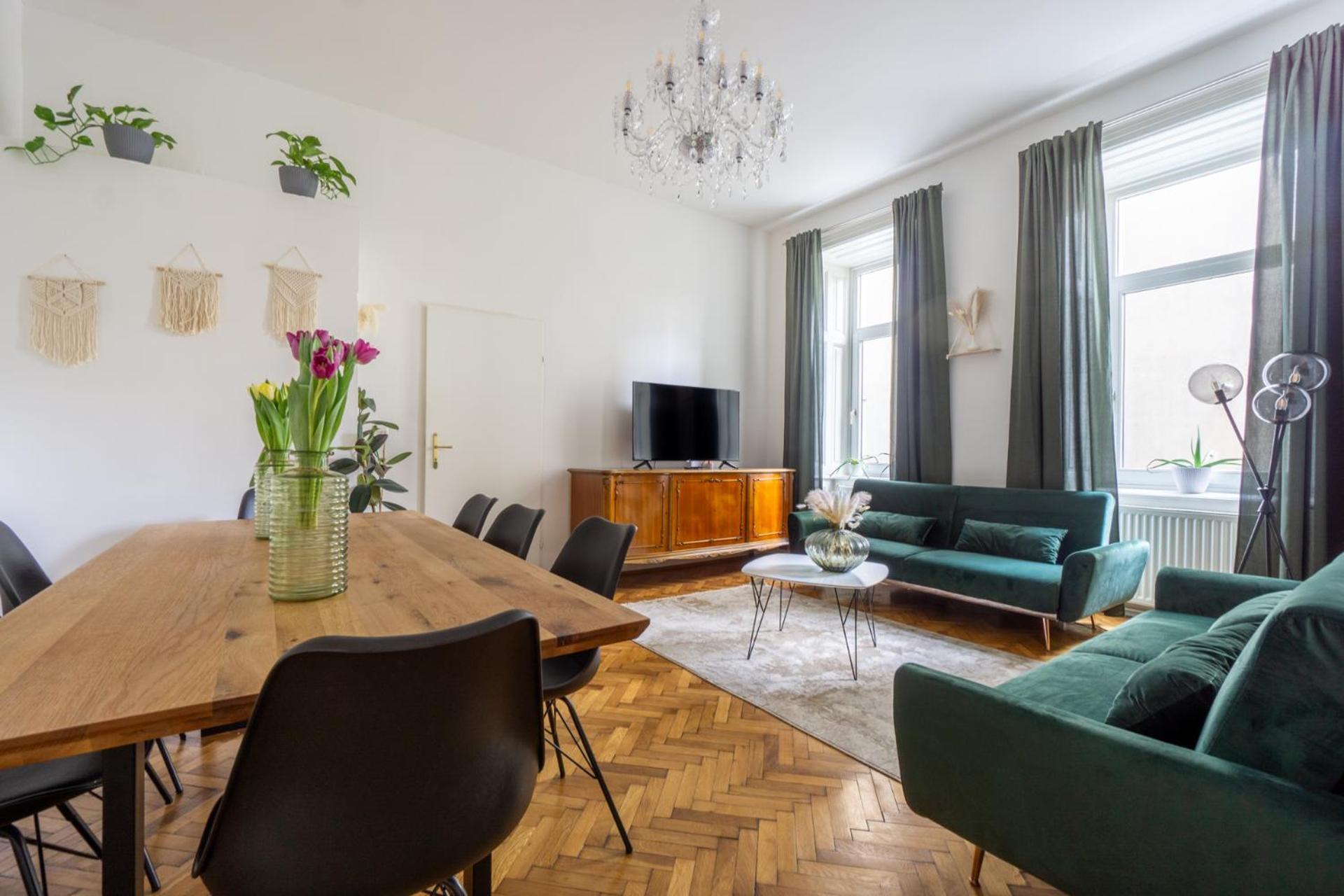 Central Apartment In Viennese Old Building Dış mekan fotoğraf